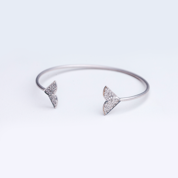Pulseira Módulos Pombinha Cravejada